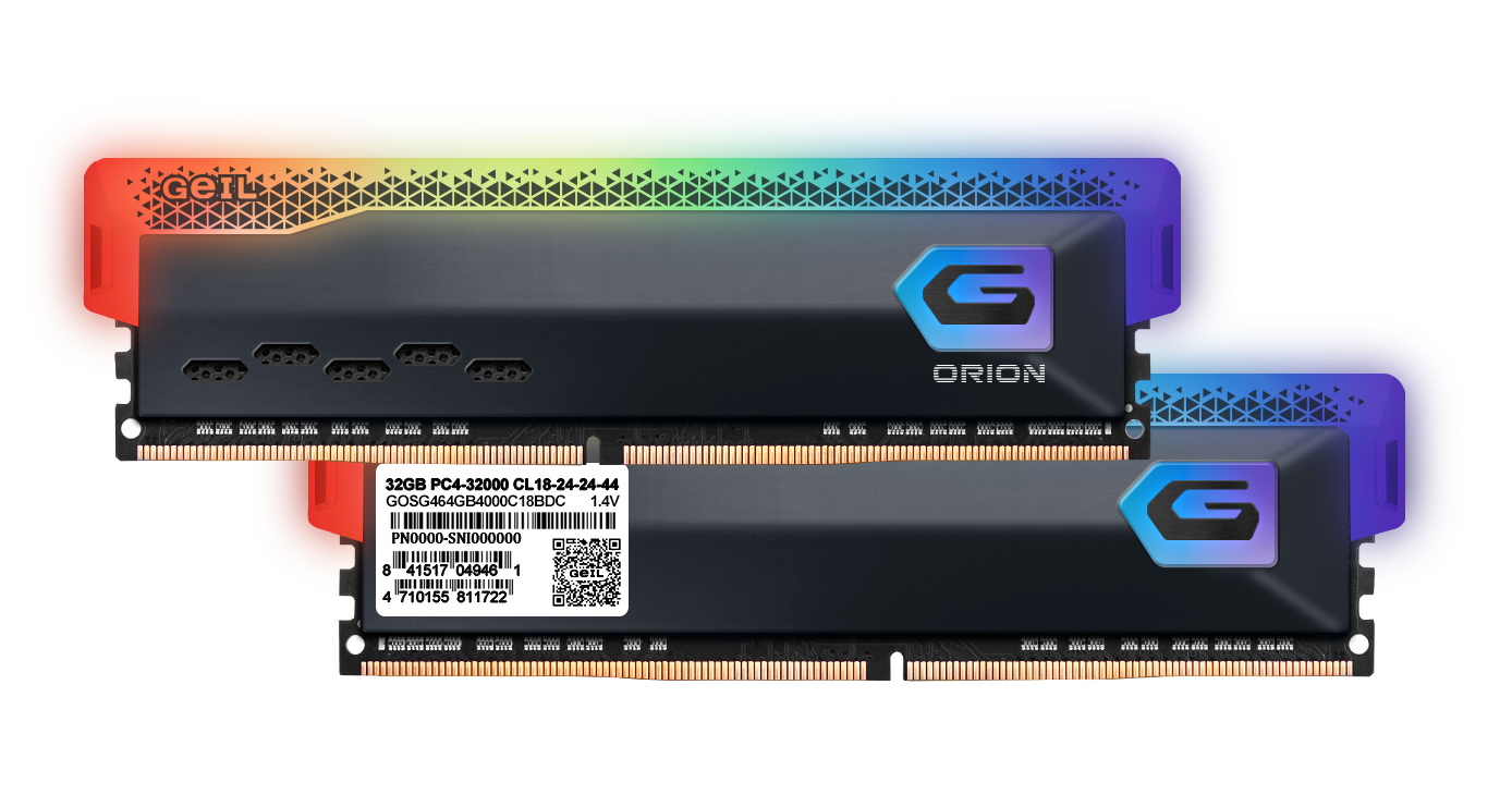 رم دسکتاپ گیل ORION RGB AMD Edition 16GB DDR4 3200MHz