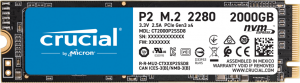 SSD کروشال P2 ظرفیت 2 ترابایت